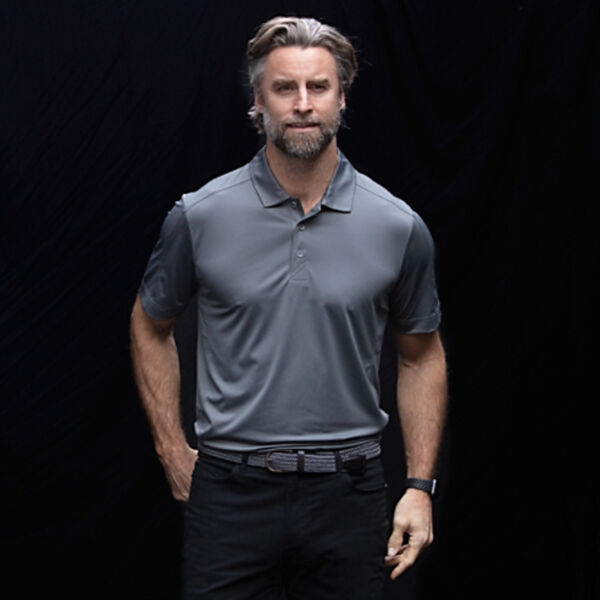 Cutter & Buck Prospect Eco Textured Stretch Recycled Mens Big & Tall Polo Miniaturansicht