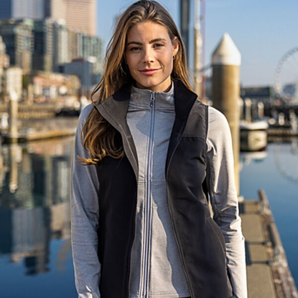 Cutter & Buck Charter Eco Recycled Full-Zip Womens Vest Miniaturansicht