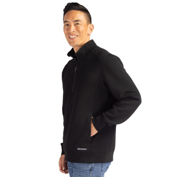 Cutter & Buck Roam Eco Recycled Quarter Zip Mens Pullover Miniaturansicht
