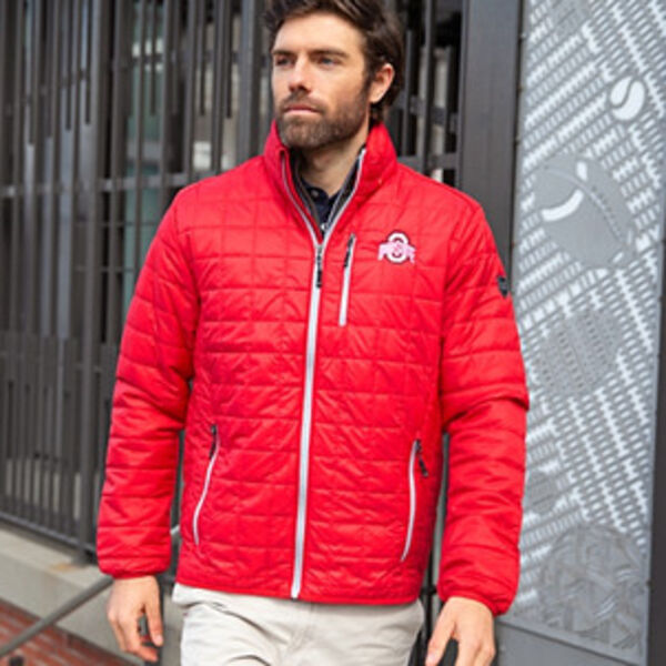 Cutter & Buck Rainier PrimaLoft Mens Eco Insulated Full Zip Puffer Jacket Miniaturansicht