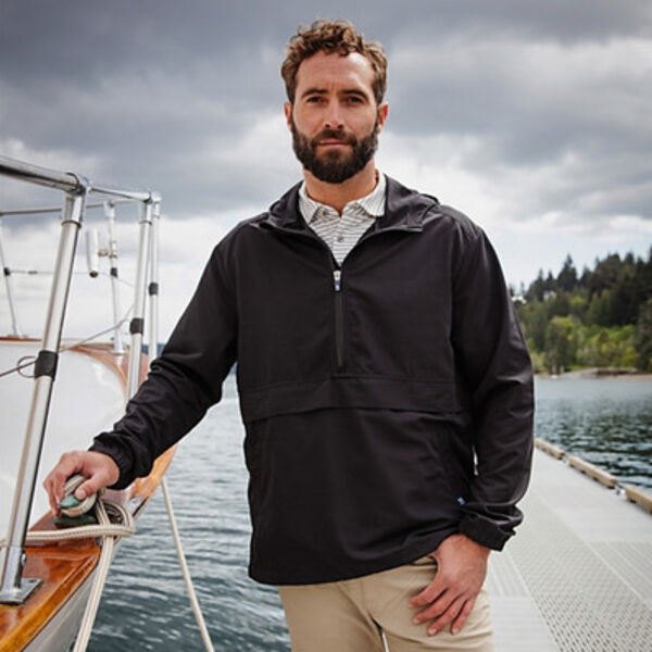 Cutter & Buck Charter Eco Recycled Mens Anorak Jacket Miniaturansicht