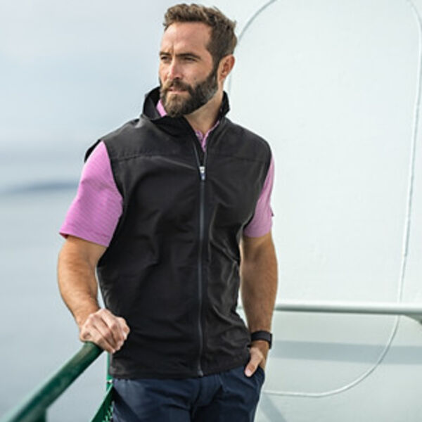 Cutter & Buck Charter Eco Recycled Mens Full-Zip Vest Miniaturansicht