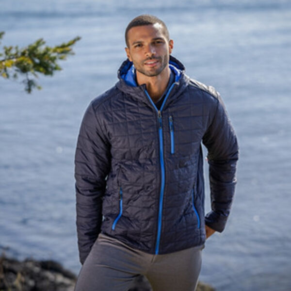 Cutter & Buck Rainier Primaloft Eco Mens Full Zip Hooded Jacket Miniaturansicht