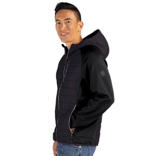 Cutter & Buck Rainier Primaloft Mens Eco Full Zip Hybrid Jacket Miniaturansicht