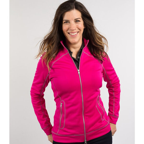 Clique Helsa Performance Womens Full Zip Knit Jacket Miniaturansicht