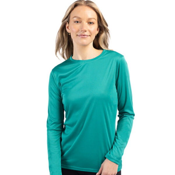 Clique Spin Eco Performance Long Sleeve Womens Tee Shirt Miniaturansicht