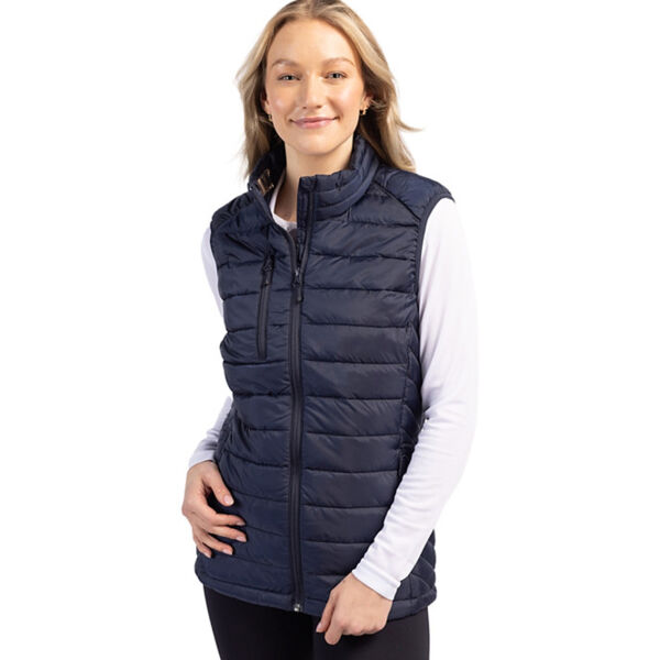 Clique Hudson Insulated Womens Full-Zip Puffer Vest Miniaturansicht