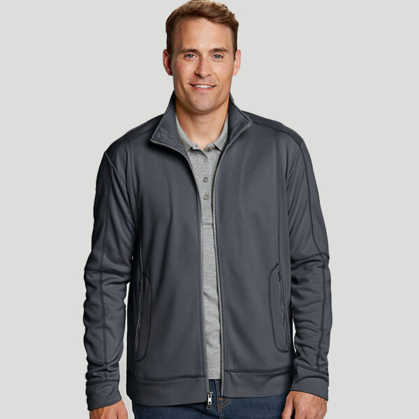Clique Helsa Performance Mens Full Zip Knit Jacket Miniaturansicht