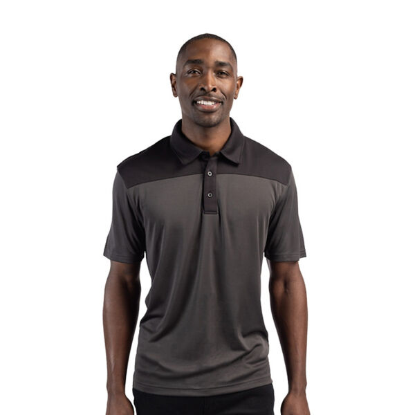 Clique Parma Colorblock Tech Jersey Mens Polo Miniaturansicht