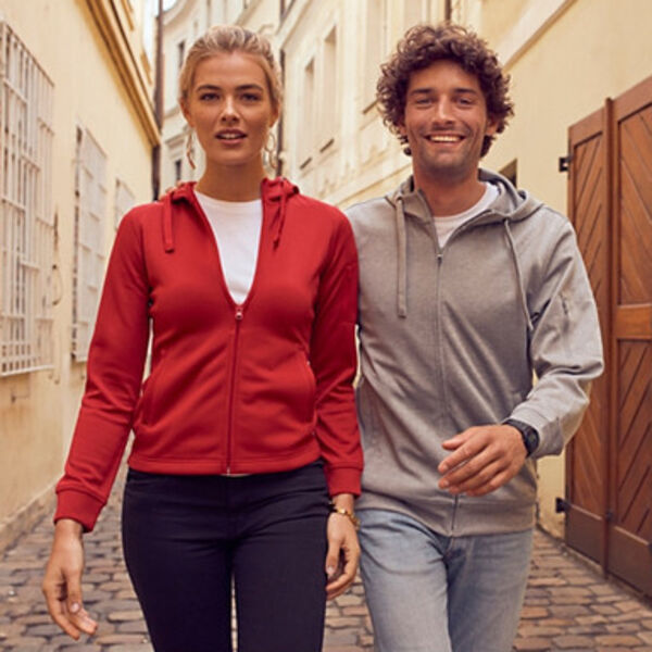 Clique Lift Eco Performance Full Zip Unisex Hoodie Sweatshirt Miniaturansicht