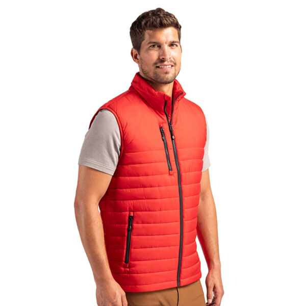 Clique Valhalla Eco Full Zip Mens Puffer Vest Miniaturansicht
