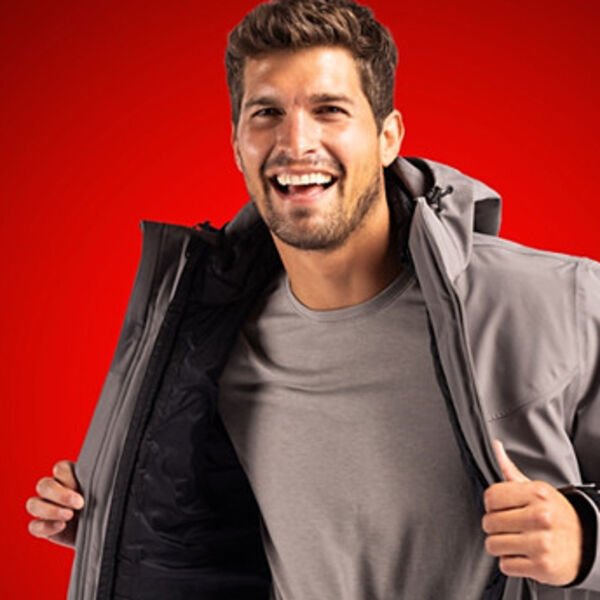 Clique Cornice 3-in-1 Eco Waterproof Parka + Inner Layer Full Zip Mens Jacket System Miniaturansicht