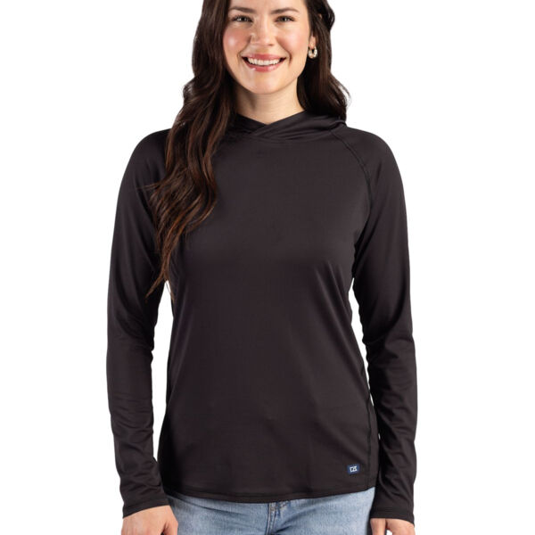 Cutter & Buck Prospect Recycled Featherlight Stretch Womens Hooded Pullover Miniaturansicht