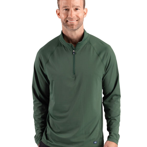 Cutter & Buck Prospect Recycled Featherlight Stretch Mens Quarter Zip Miniaturansicht