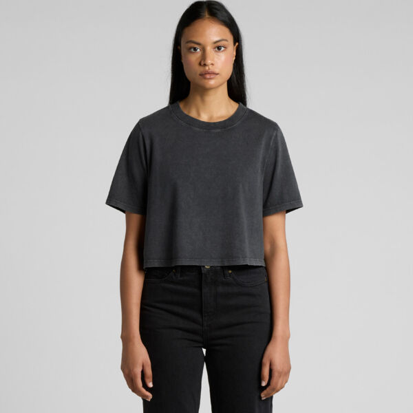 WOS STONE WASH HEAVY CROP Miniaturansicht