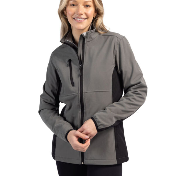Clique Narvik Eco Stretch Softshell Full Zip Womens Jacket Miniaturansicht