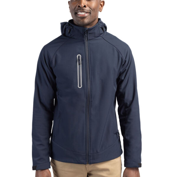 Clique Milford Waterproof Softshell Full Zip Hooded Mens Jacket Miniaturansicht