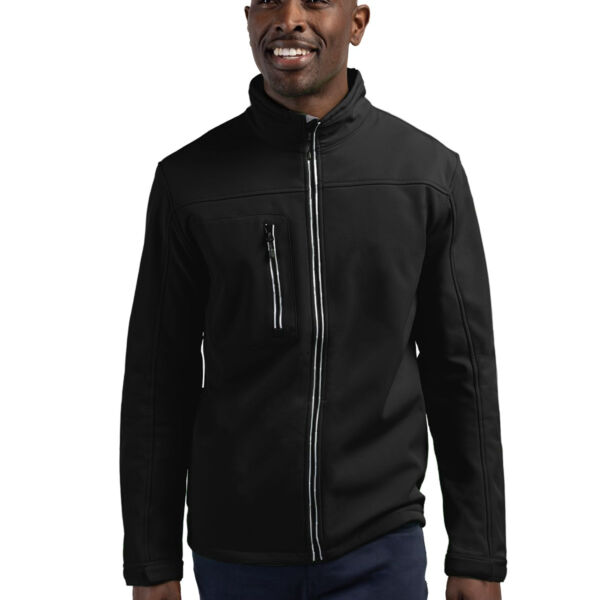 Clique Telemark Eco Stretch Softshell Full Zip Mens Jacket Miniaturansicht