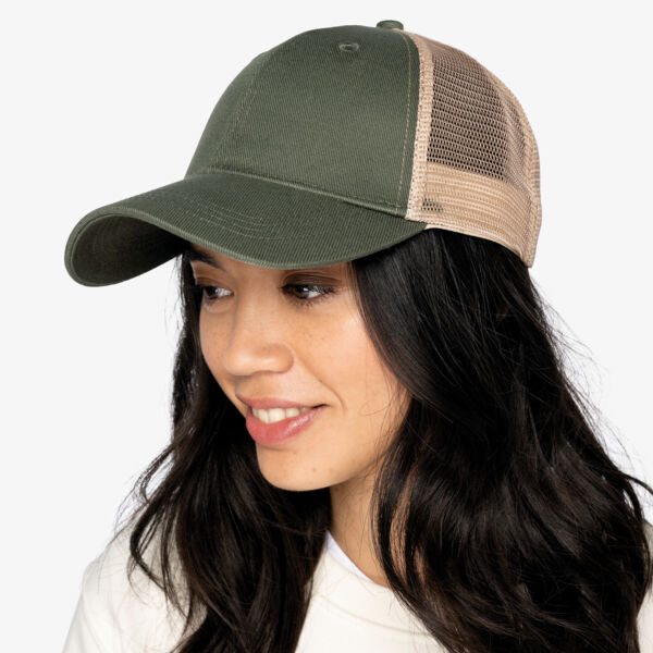 Umweltfreundliche Unisex-Trucker-Kappe – 6 Panels Miniaturansicht