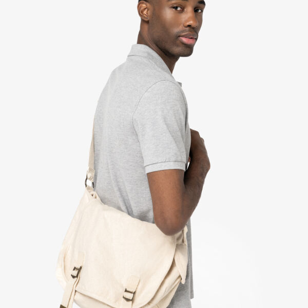 Umweltfreundliche ausgewaschene Umhängetasche Miniaturansicht