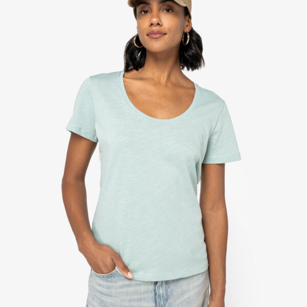 Umweltfreundliches Damen-Slub-T-Shirt  Miniaturansicht
