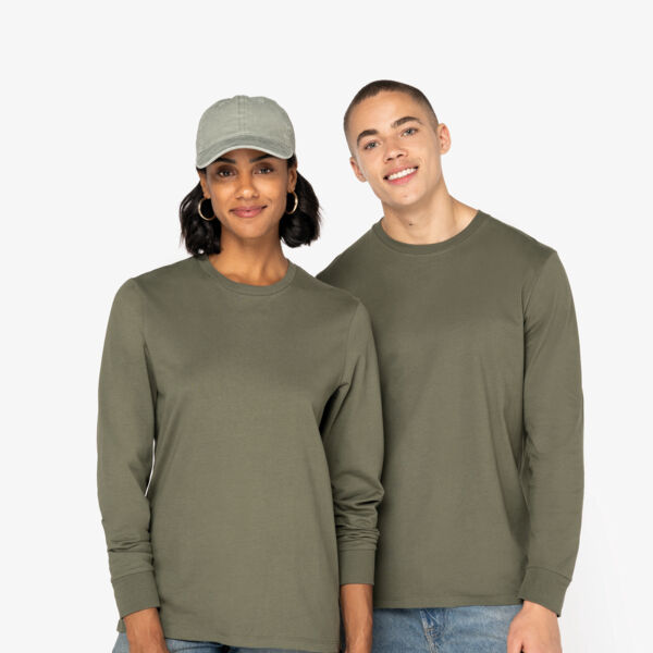 Umweltfreundliches Unisex T-Shirt mit langen Ärmeln Miniaturansicht