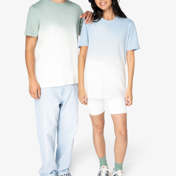 Umweltfreundliches Unisex Dip Dye T-Shirt  Miniaturansicht