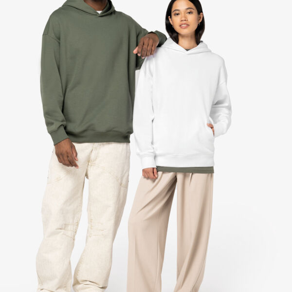 Umweltfreundliches Oversize Unisex-Kapuzensweatshirt  Miniaturansicht