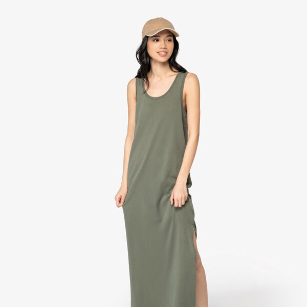 Umweltfreundliches ausgewaschenes Jersey-Kleid für Damen Miniaturansicht