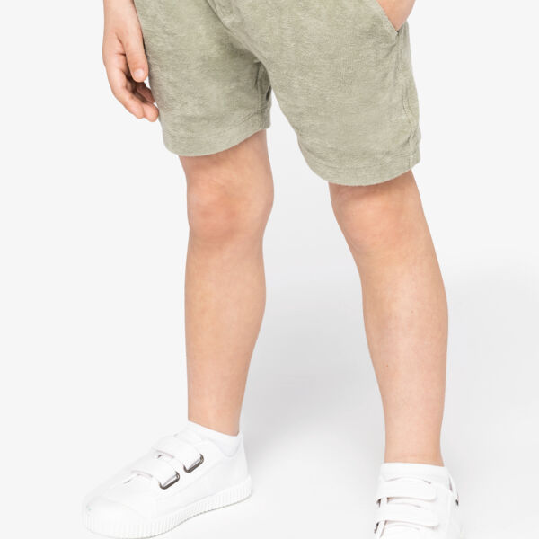 Umweltfreundliche Shorts aus Frottee für Jungen  Miniaturansicht