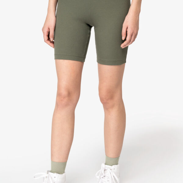 Umweltfreundliche Ripp-Shorts für Damen Miniaturansicht